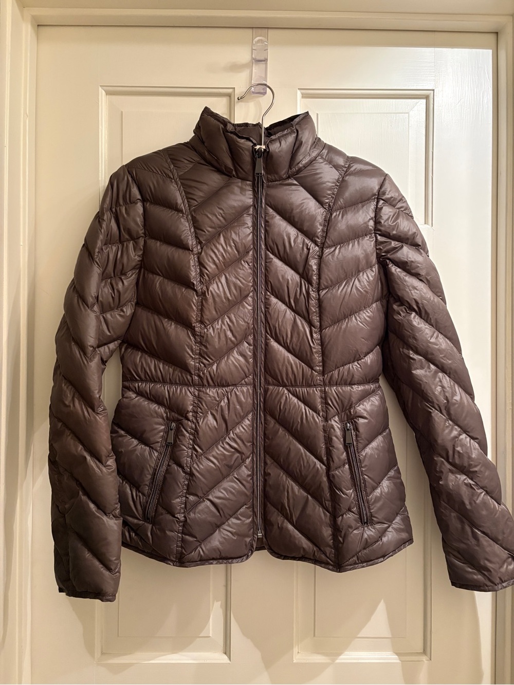 Saks Fifth Avenue Quilted Puffer Jacket - Brown